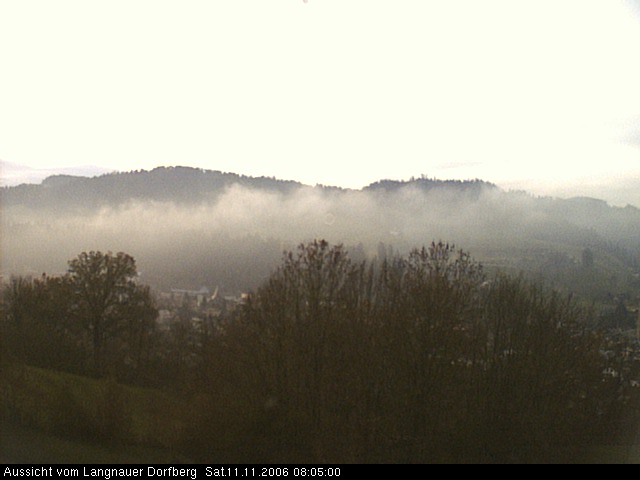 Webcam-Bild: Aussicht vom Dorfberg in Langnau 20061111-080500