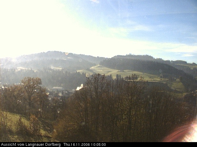 Webcam-Bild: Aussicht vom Dorfberg in Langnau 20061116-100500