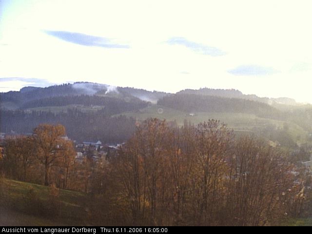 Webcam-Bild: Aussicht vom Dorfberg in Langnau 20061116-160500
