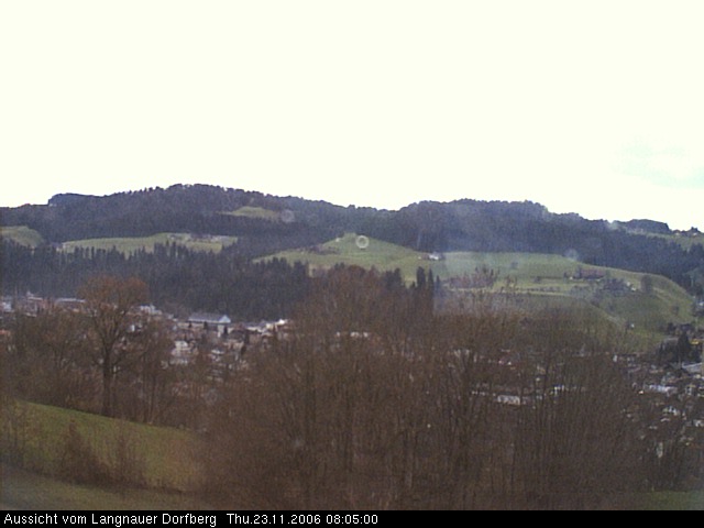 Webcam-Bild: Aussicht vom Dorfberg in Langnau 20061123-080500