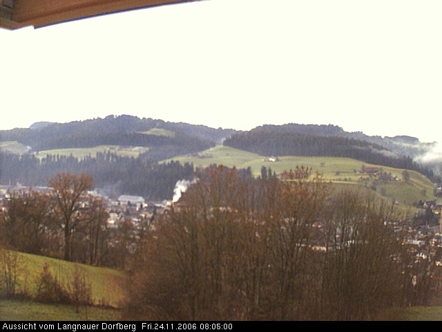 Webcam-Bild: Aussicht vom Dorfberg in Langnau 20061124-080500