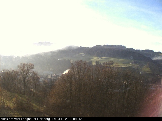 Webcam-Bild: Aussicht vom Dorfberg in Langnau 20061124-090500