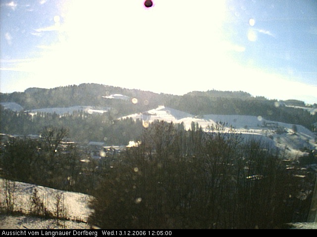 Webcam-Bild: Aussicht vom Dorfberg in Langnau 20061213-120500