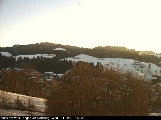 Webcam-Bild: Aussicht vom Dorfberg in Langnau 20061213-160500