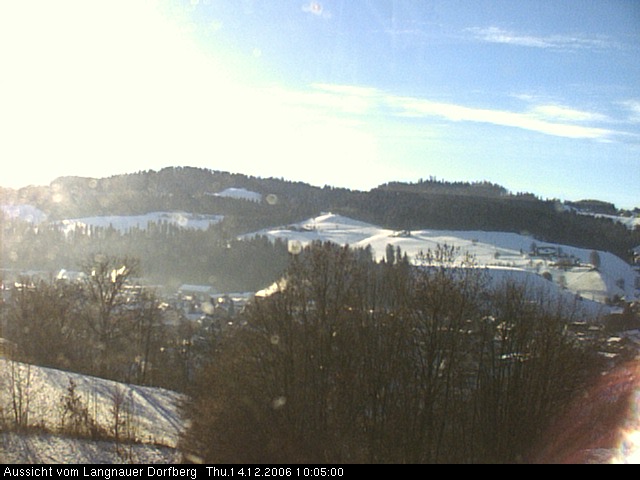 Webcam-Bild: Aussicht vom Dorfberg in Langnau 20061214-100500