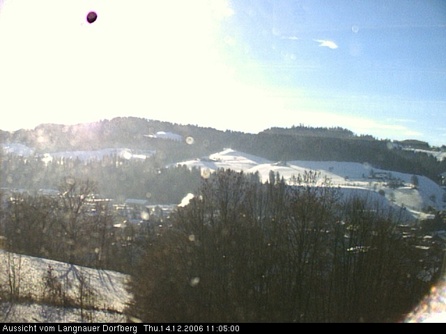 Webcam-Bild: Aussicht vom Dorfberg in Langnau 20061214-110500