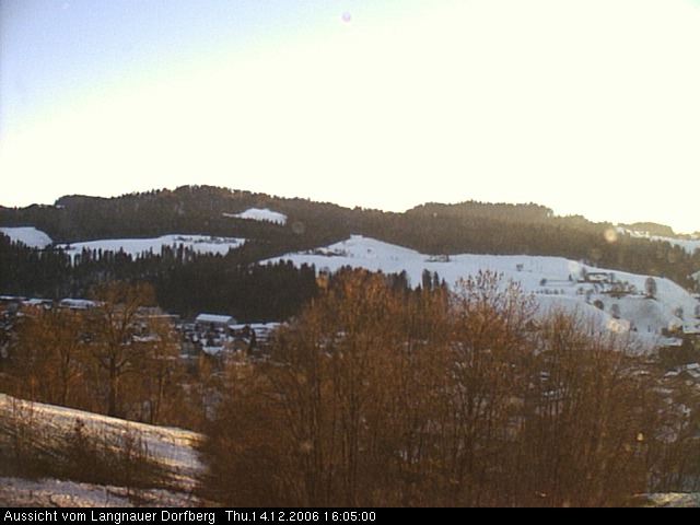 Webcam-Bild: Aussicht vom Dorfberg in Langnau 20061214-160500