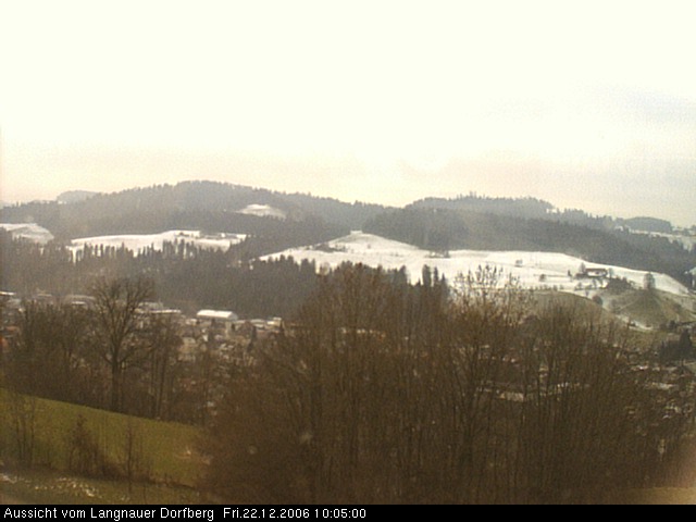 Webcam-Bild: Aussicht vom Dorfberg in Langnau 20061222-100500