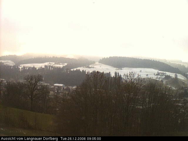 Webcam-Bild: Aussicht vom Dorfberg in Langnau 20061226-090500