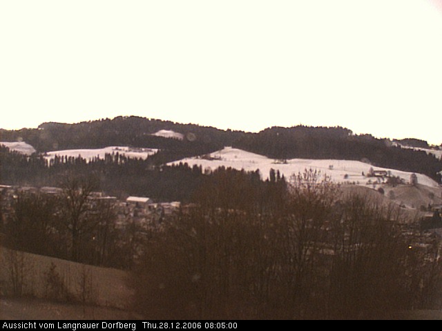 Webcam-Bild: Aussicht vom Dorfberg in Langnau 20061228-080500