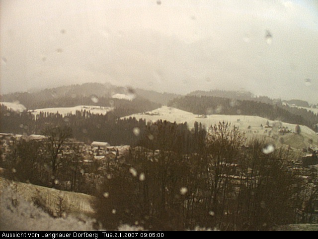 Webcam-Bild: Aussicht vom Dorfberg in Langnau 20070102-090500