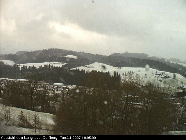 Webcam-Bild: Aussicht vom Dorfberg in Langnau 20070102-100500