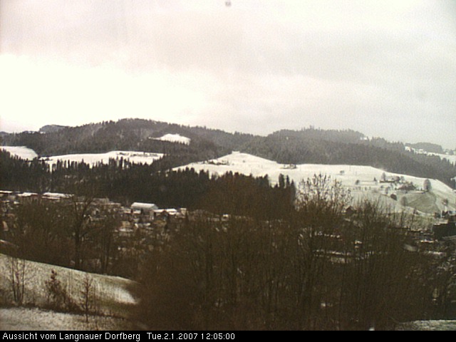 Webcam-Bild: Aussicht vom Dorfberg in Langnau 20070102-120500
