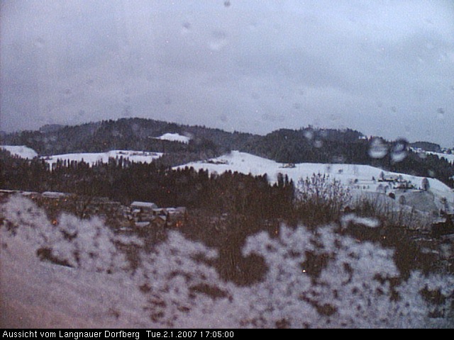 Webcam-Bild: Aussicht vom Dorfberg in Langnau 20070102-170500
