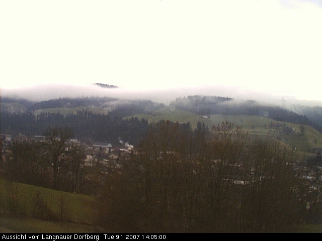 Webcam-Bild: Aussicht vom Dorfberg in Langnau 20070109-140500