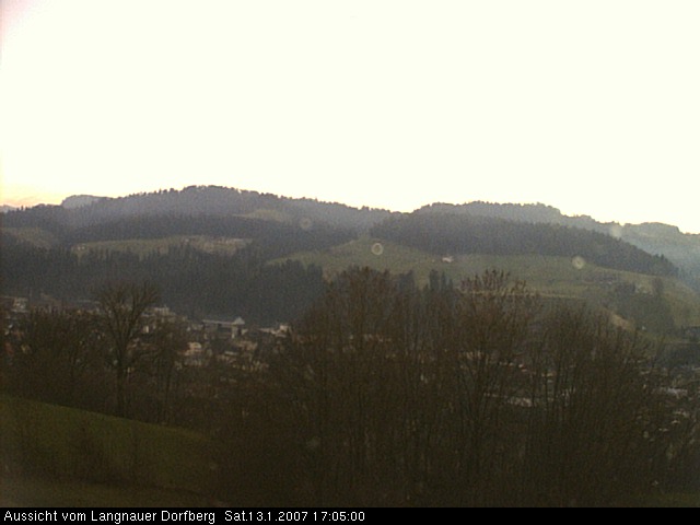 Webcam-Bild: Aussicht vom Dorfberg in Langnau 20070113-170500