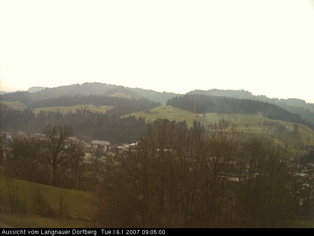Webcam-Bild: Aussicht vom Dorfberg in Langnau 20070116-090500