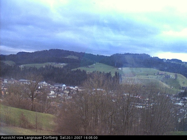 Webcam-Bild: Aussicht vom Dorfberg in Langnau 20070120-160500