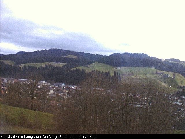 Webcam-Bild: Aussicht vom Dorfberg in Langnau 20070120-170500