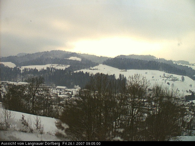Webcam-Bild: Aussicht vom Dorfberg in Langnau 20070126-090500