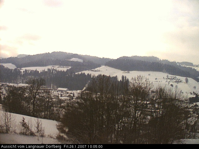 Webcam-Bild: Aussicht vom Dorfberg in Langnau 20070126-100500