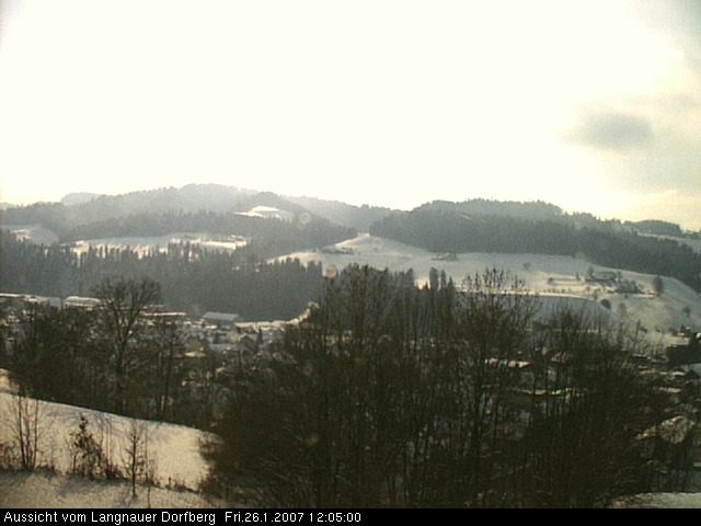Webcam-Bild: Aussicht vom Dorfberg in Langnau 20070126-120500