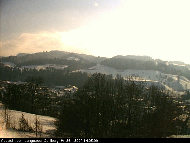 Webcam-Bild: Aussicht vom Dorfberg in Langnau 20070126-140500