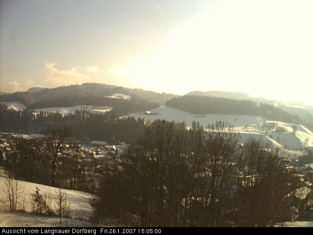 Webcam-Bild: Aussicht vom Dorfberg in Langnau 20070126-150500