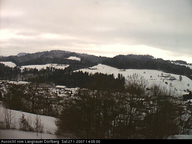 Webcam-Bild: Aussicht vom Dorfberg in Langnau 20070127-140500