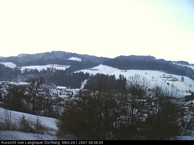 Webcam-Bild: Aussicht vom Dorfberg in Langnau 20070129-080500