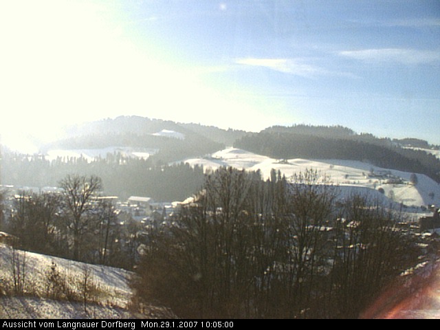 Webcam-Bild: Aussicht vom Dorfberg in Langnau 20070129-100500