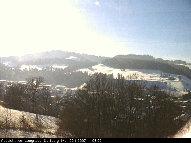 Webcam-Bild: Aussicht vom Dorfberg in Langnau 20070129-110500