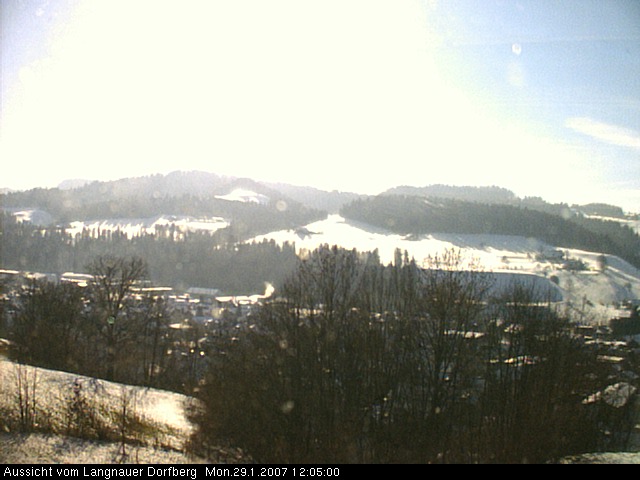 Webcam-Bild: Aussicht vom Dorfberg in Langnau 20070129-120500