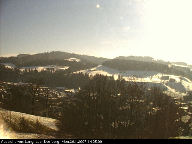 Webcam-Bild: Aussicht vom Dorfberg in Langnau 20070129-140500