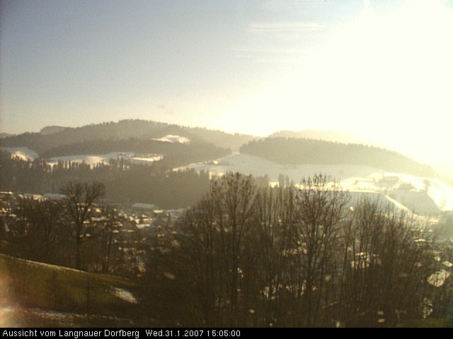 Webcam-Bild: Aussicht vom Dorfberg in Langnau 20070131-150500