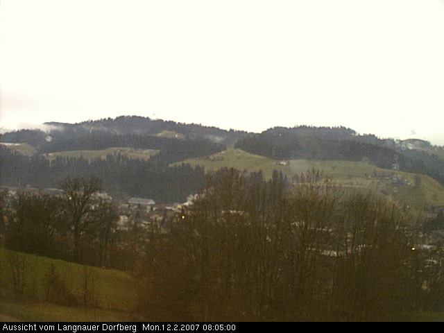Webcam-Bild: Aussicht vom Dorfberg in Langnau 20070212-080500