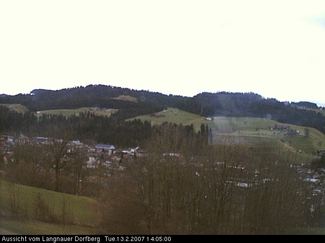 Webcam-Bild: Aussicht vom Dorfberg in Langnau 20070213-140500