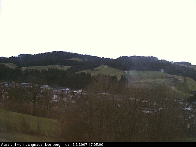 Webcam-Bild: Aussicht vom Dorfberg in Langnau 20070213-170500