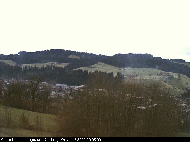 Webcam-Bild: Aussicht vom Dorfberg in Langnau 20070214-090500