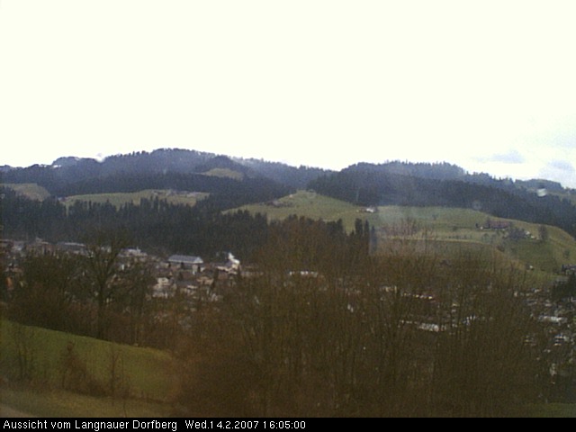 Webcam-Bild: Aussicht vom Dorfberg in Langnau 20070214-160500