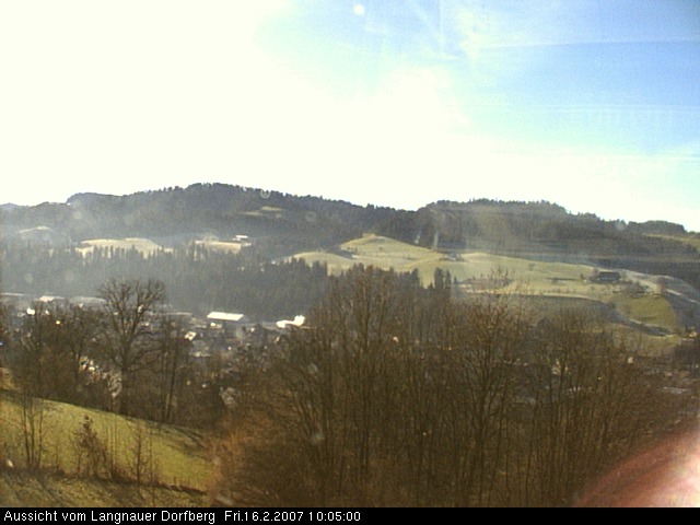 Webcam-Bild: Aussicht vom Dorfberg in Langnau 20070216-100500