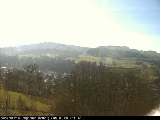 Webcam-Bild: Aussicht vom Dorfberg in Langnau 20070218-110500