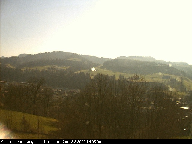 Webcam-Bild: Aussicht vom Dorfberg in Langnau 20070218-140500