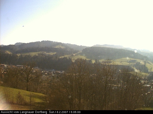 Webcam-Bild: Aussicht vom Dorfberg in Langnau 20070218-150500