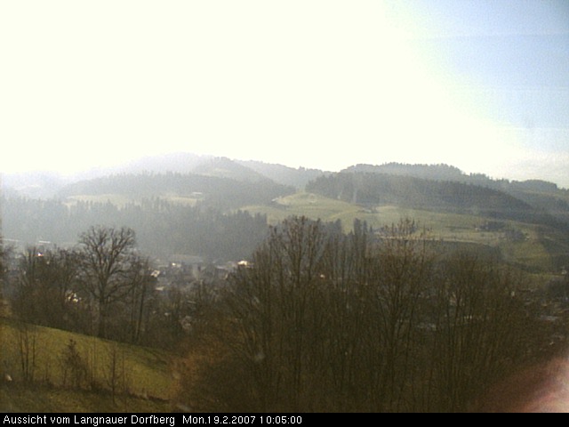 Webcam-Bild: Aussicht vom Dorfberg in Langnau 20070219-100500