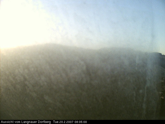 Webcam-Bild: Aussicht vom Dorfberg in Langnau 20070220-080500