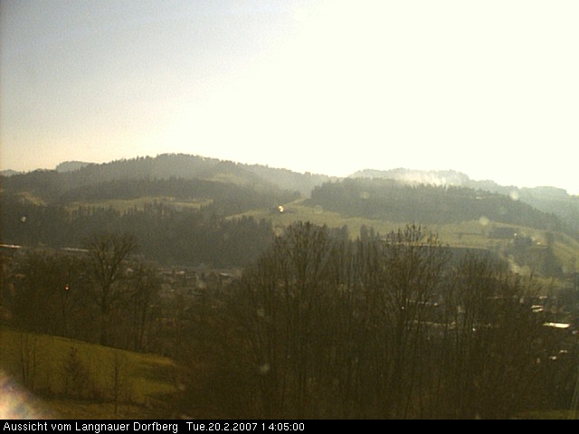 Webcam-Bild: Aussicht vom Dorfberg in Langnau 20070220-140500