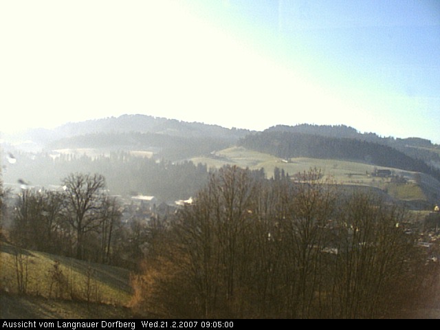 Webcam-Bild: Aussicht vom Dorfberg in Langnau 20070221-090500