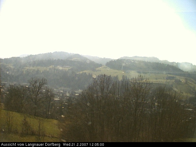 Webcam-Bild: Aussicht vom Dorfberg in Langnau 20070221-120500