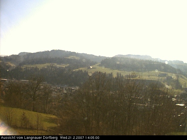 Webcam-Bild: Aussicht vom Dorfberg in Langnau 20070221-140500